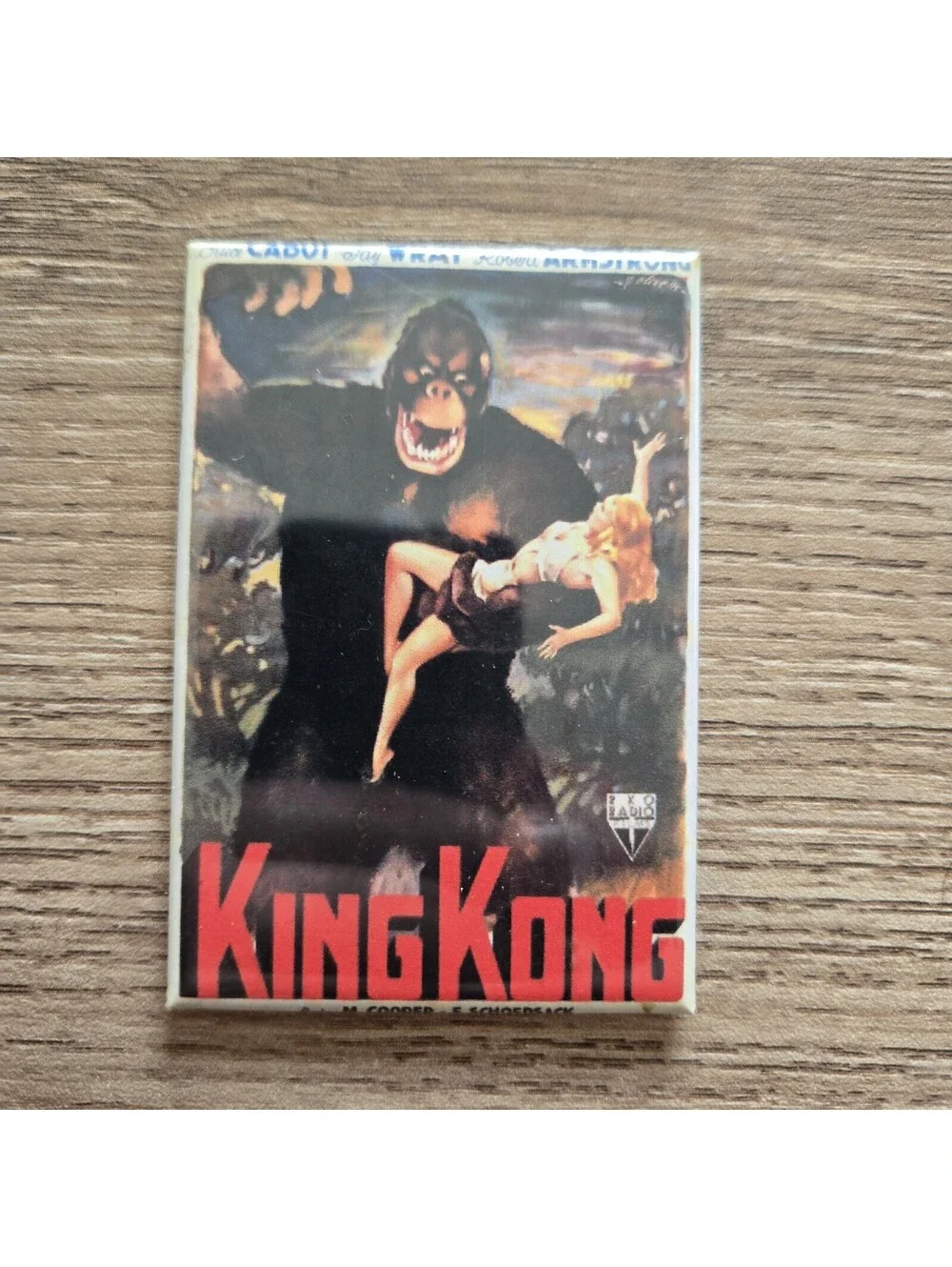 King Kong 1933 Movie Poster Refrigerator Magnets Lot of 4 Fay Wray RKO Horror